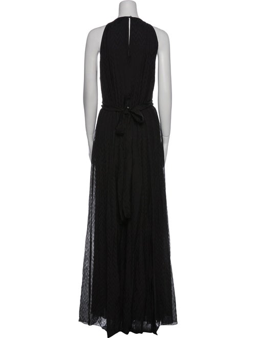 L'Agence Silk Long Dress