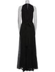 L'Agence Silk Long Dress