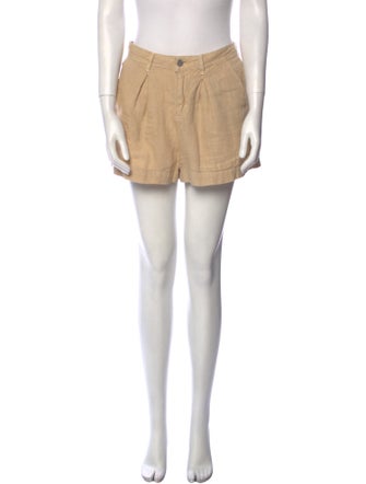 L'Agence Linen Mini Shorts