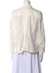 L'Agence Three-Quarter Sleeve Button-Up Top