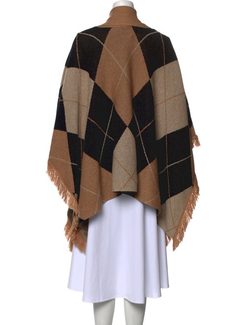 L'Agence Merino Wool Colorblock Pattern Sweater