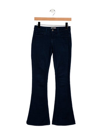 L'Agence Low-Rise Wide Leg Jeans