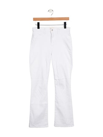 L'Agence Mid-Rise Straight Leg Jeans