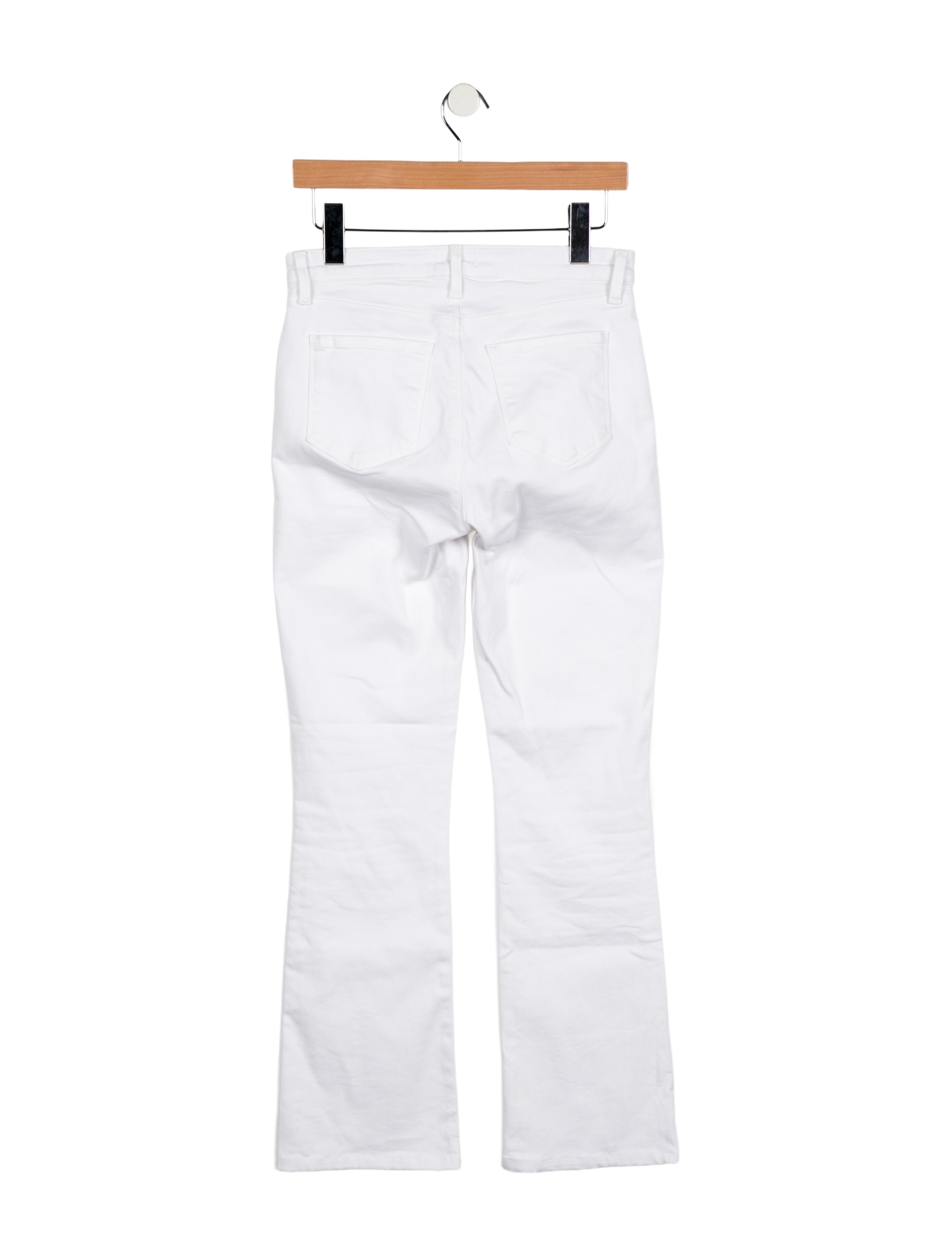 L'Agence Mid-Rise Straight Leg Jeans
