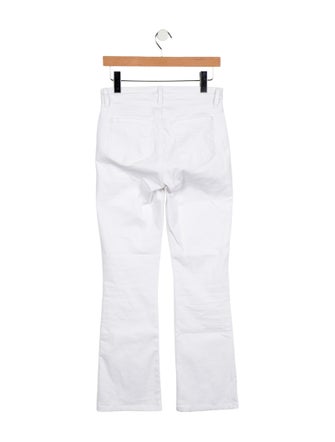 L'Agence Mid-Rise Straight Leg Jeans