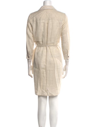 L'Agence Silk Knee-Length Dress