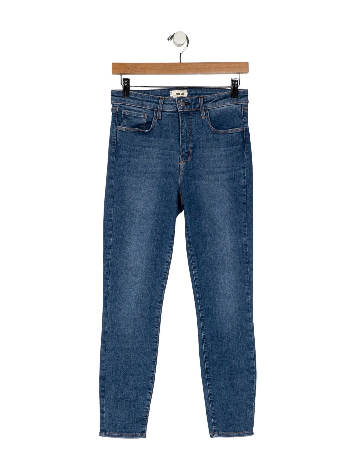 L'Agence Mid-Rise Skinny Leg Jeans
