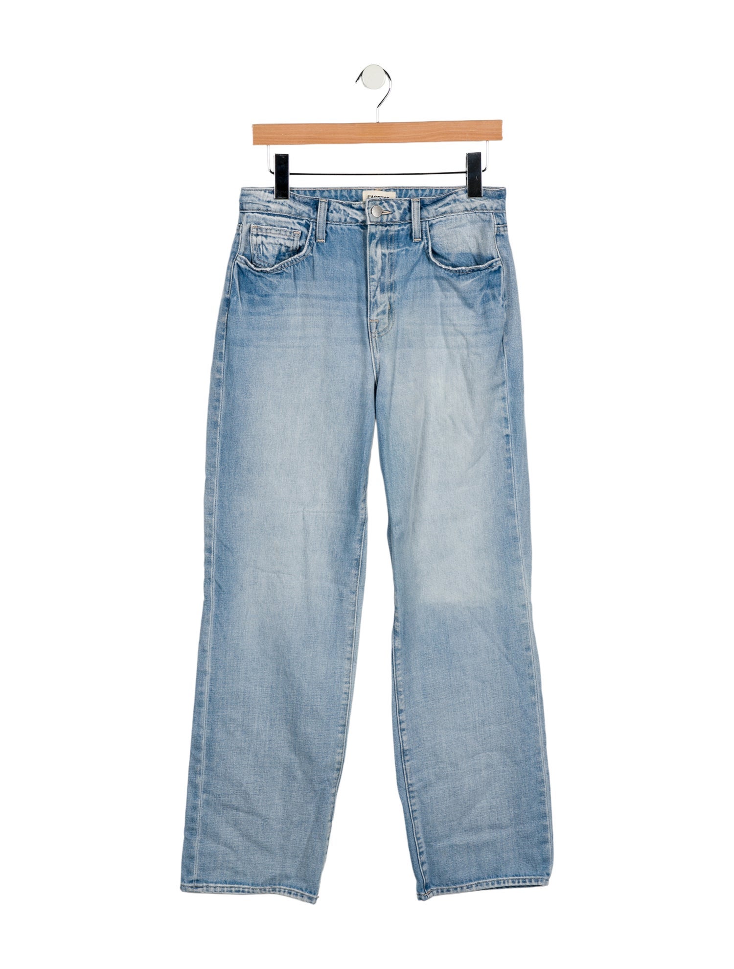 L'Agence High-Rise Straight Leg Jeans