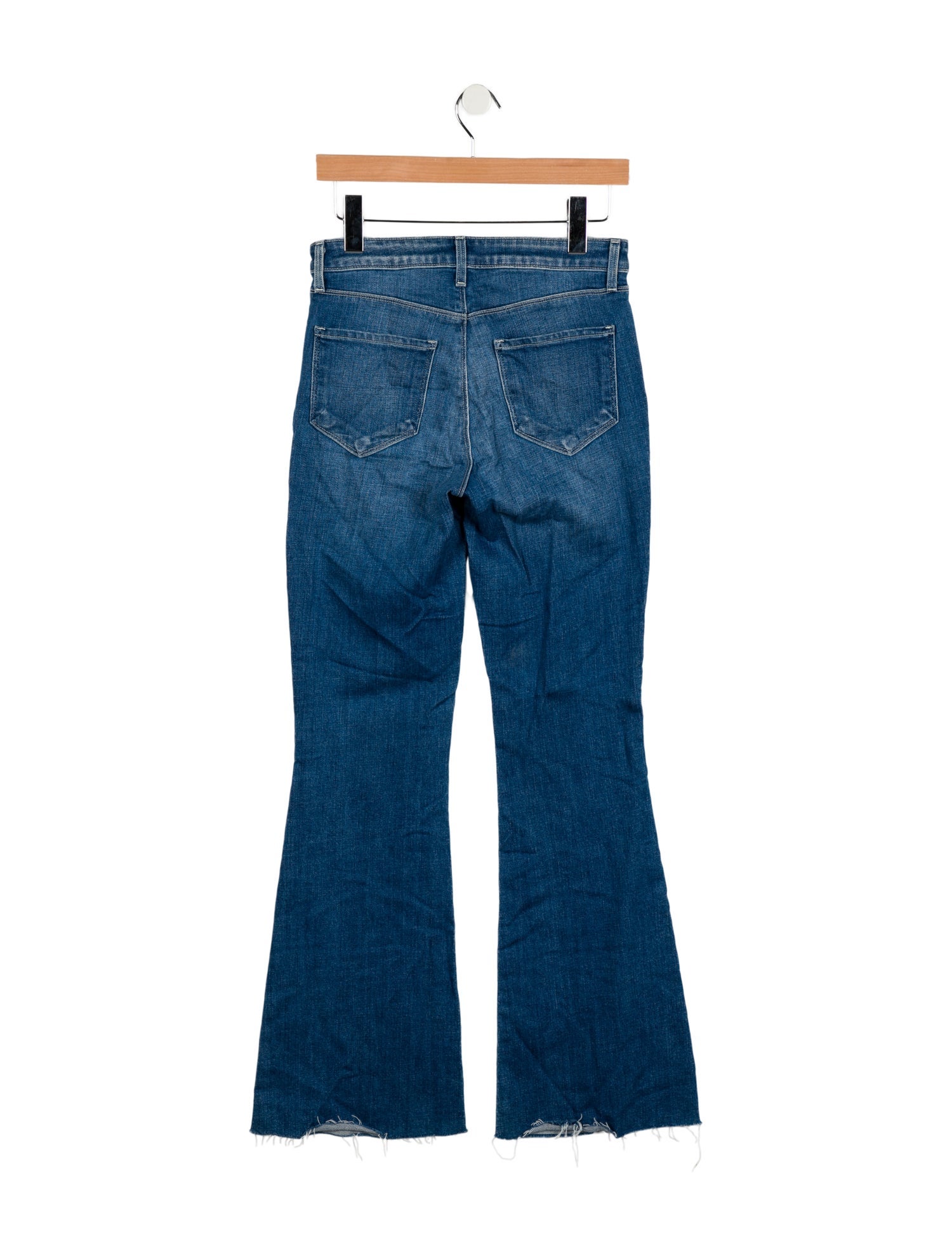 L'Agence Mid-Rise Wide Leg Jeans