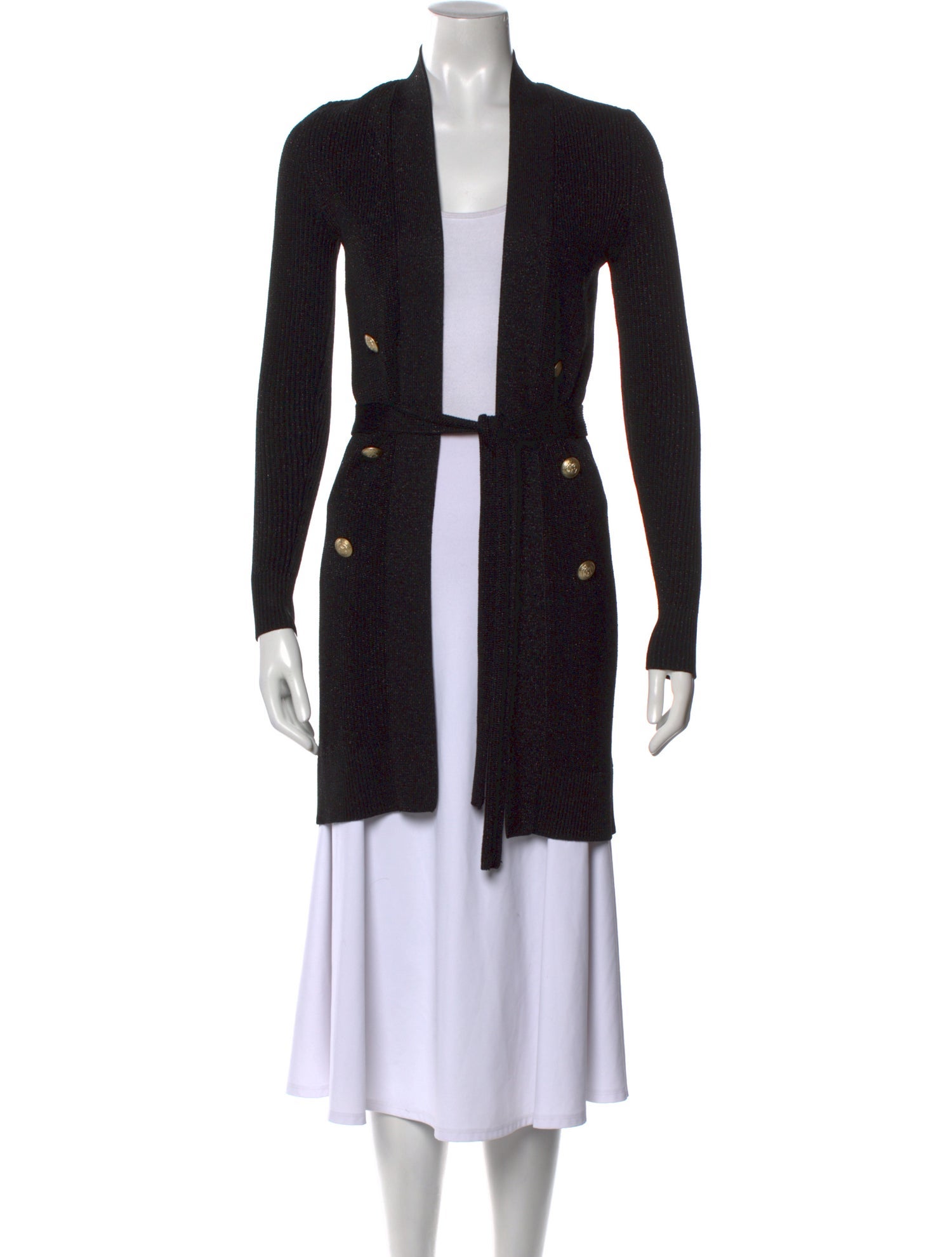 L'Agence Printed Open Front Sweater