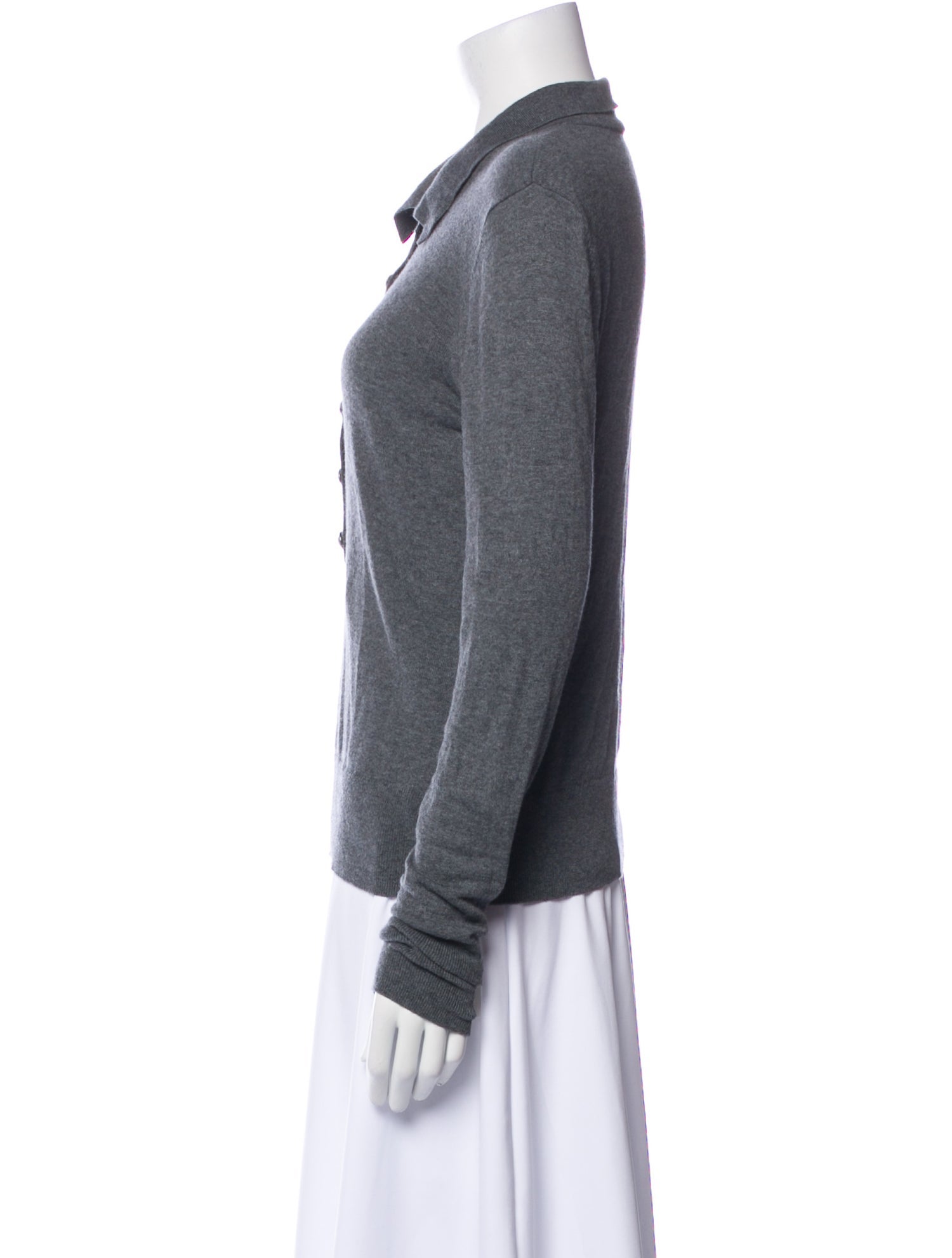 L'Agence Long Sleeve Polo