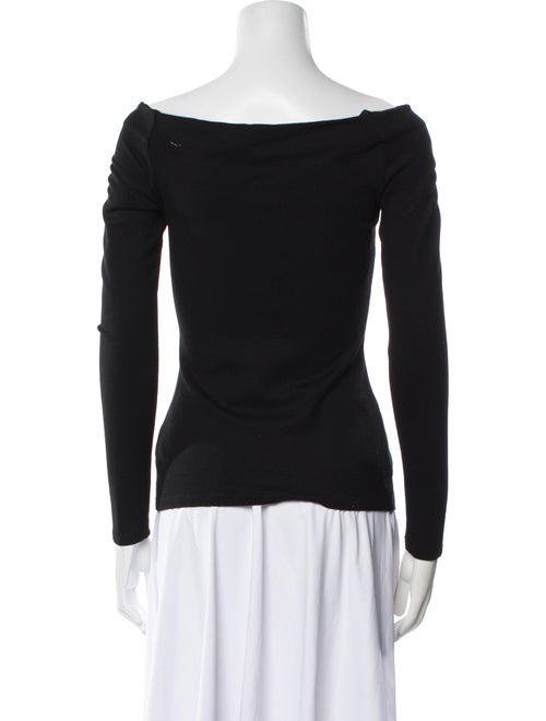 L'Agence Bateau Neckline Long Sleeve Top