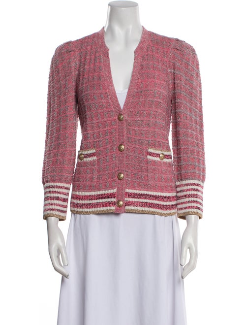 L'Agence Tweed Pattern Blazer
