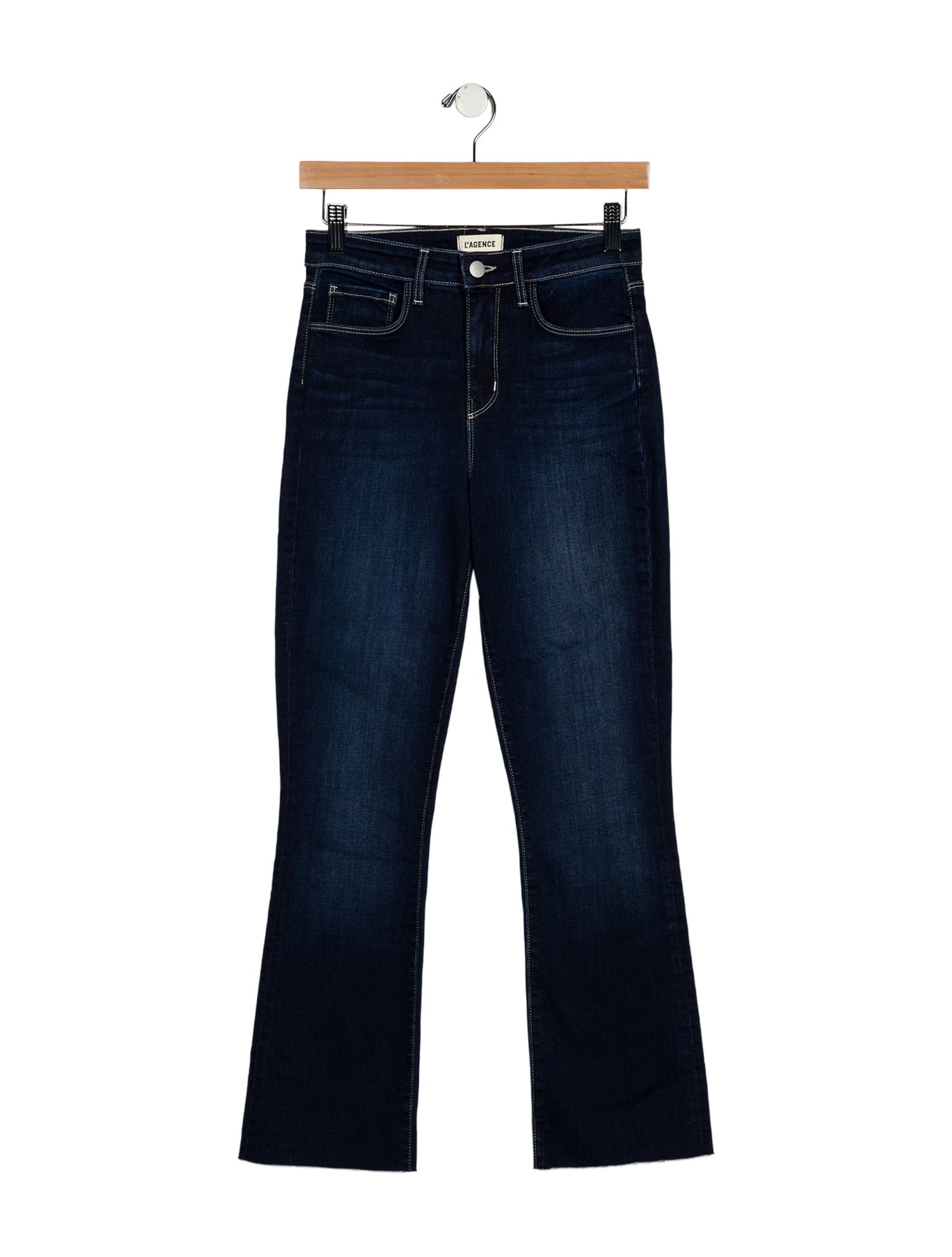 L'Agence High-Rise Straight Leg Jeans