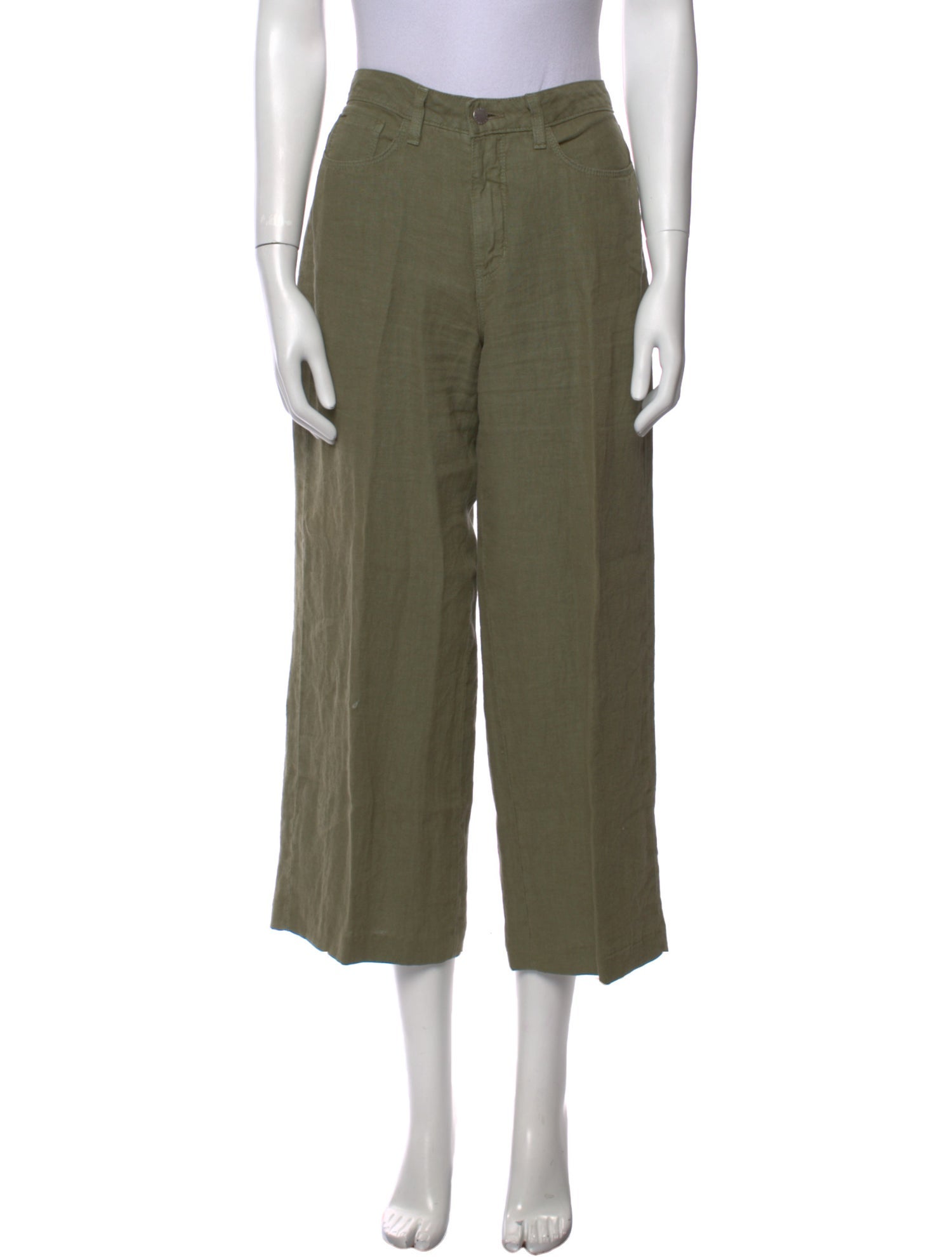 L'Agence Linen Wide Leg Pants