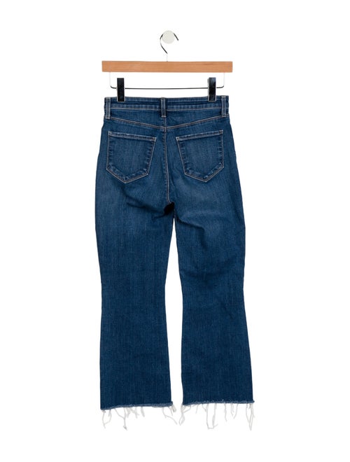 L'Agence Mid-Rise Straight Leg Jeans