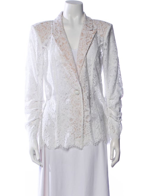 L'Agence Nylon Striped Blazer