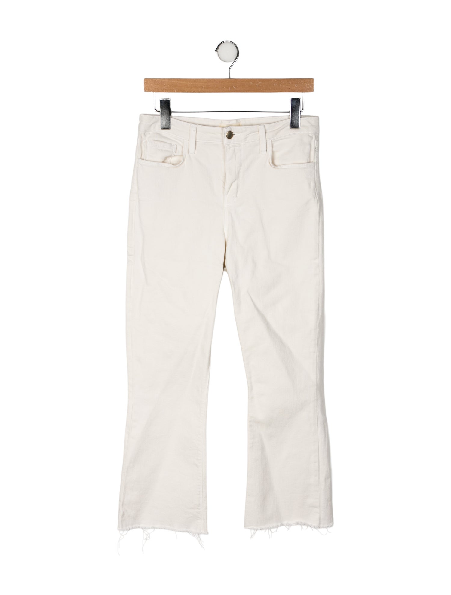 L'Agence Mid-Rise Straight Leg Jeans