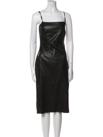 L'Agence Square Neckline Mini Dress