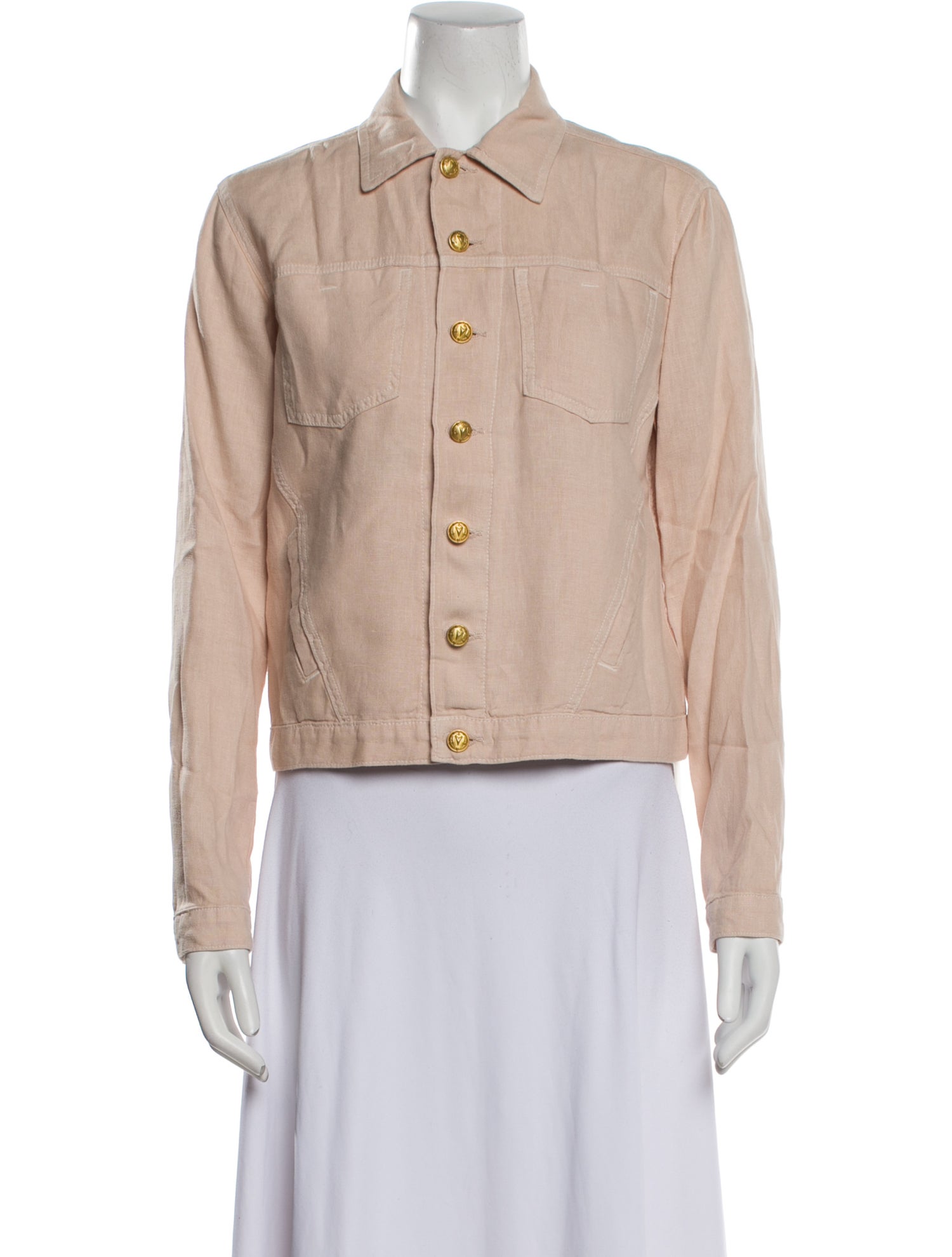 L'Agence Linen Denim Jacket