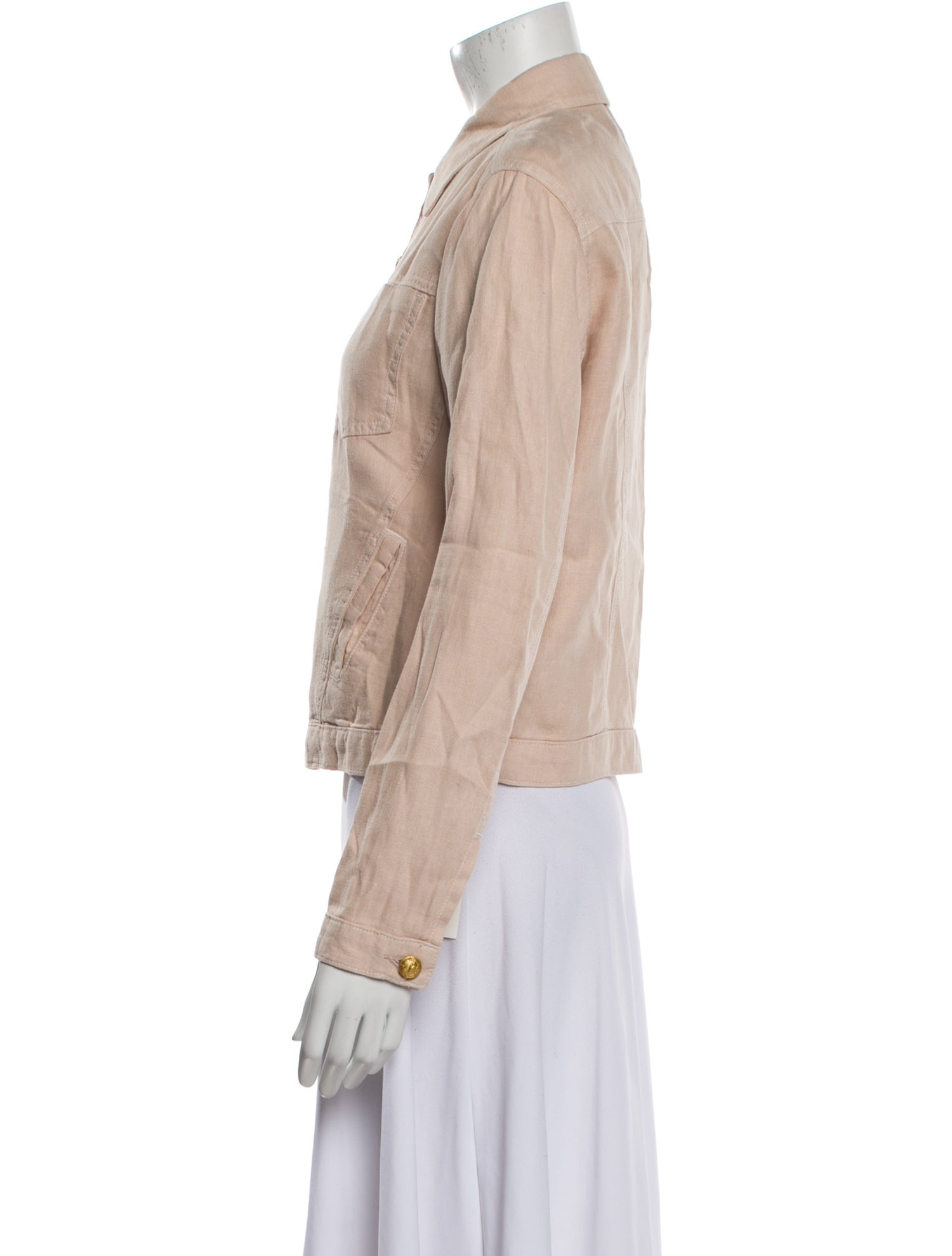 L'Agence Linen Denim Jacket