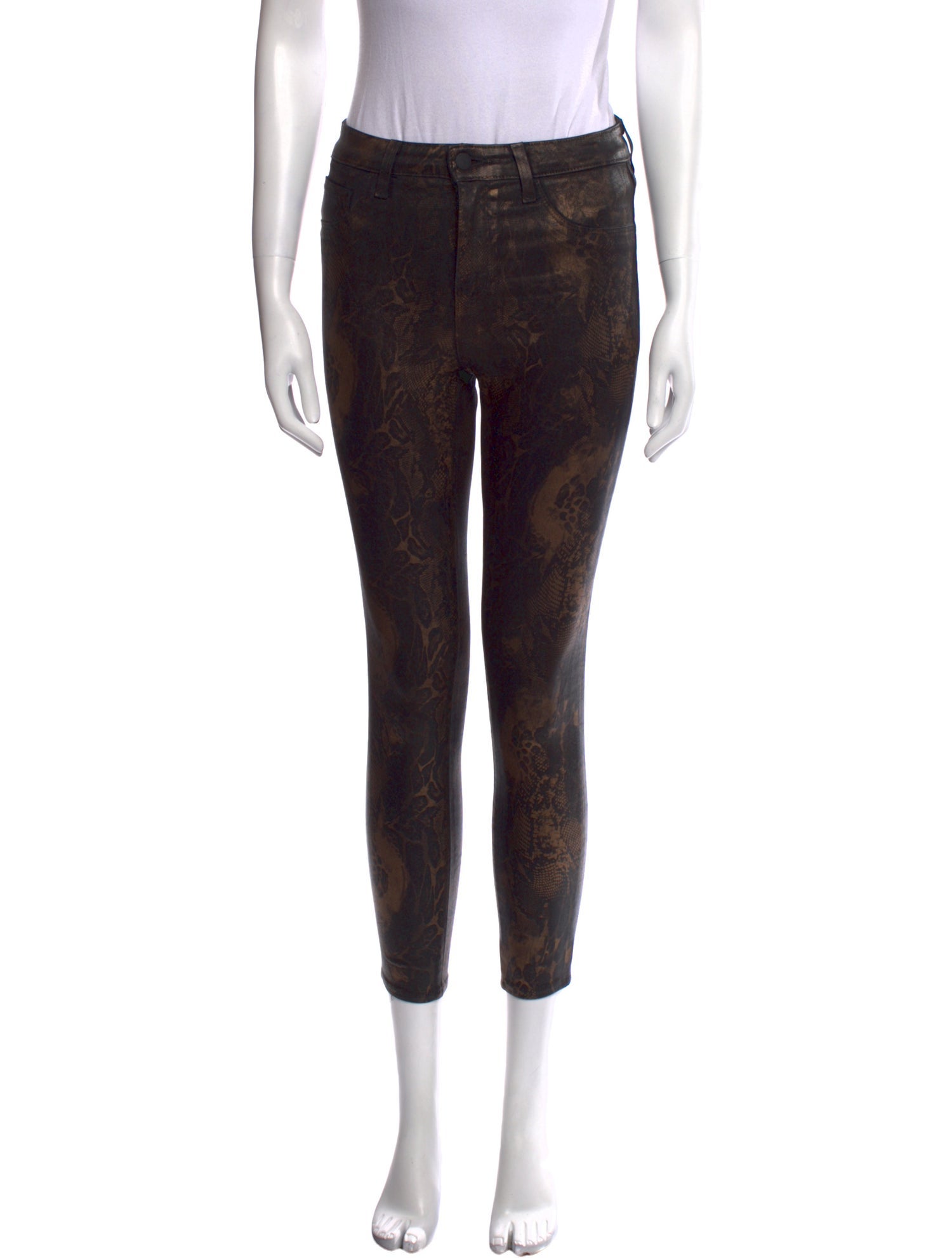 L'Agence Printed Skinny Leg Pants