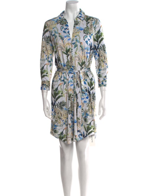 L'Agence Floral Print Mini Dress