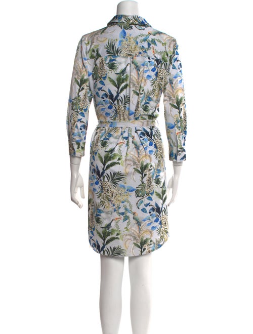 L'Agence Floral Print Mini Dress