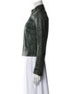 L'Agence Leather Biker Jacket