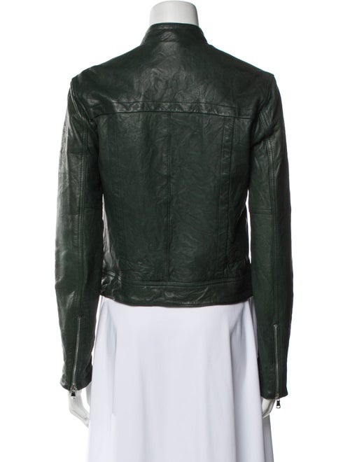 L'Agence Leather Biker Jacket