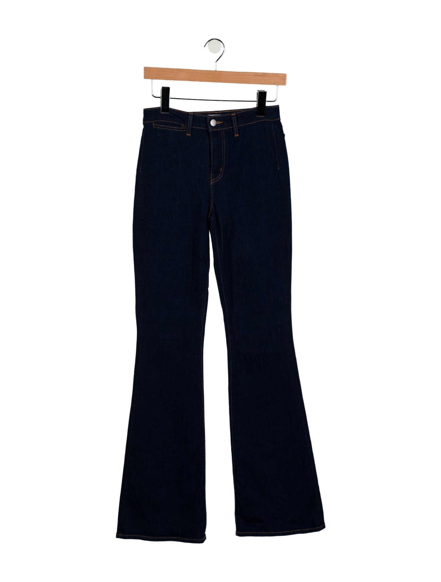 L'Agence Mid-Rise Wide Leg Jeans