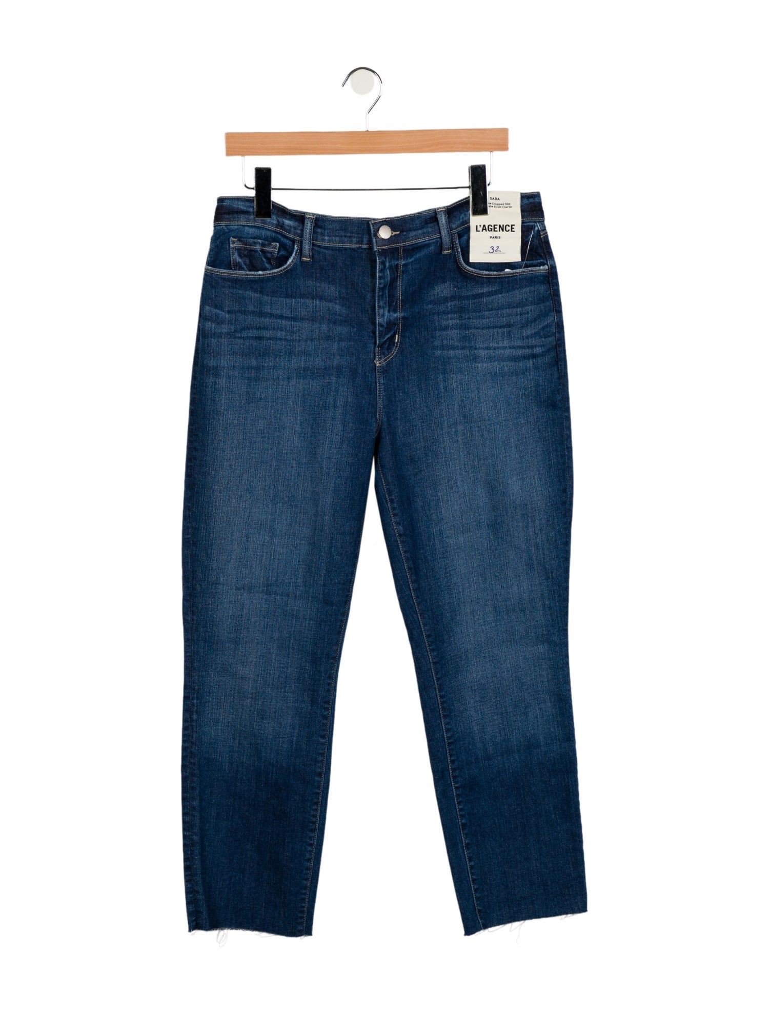 L'Agence High-Rise Straight Leg Jeans w/ Tags