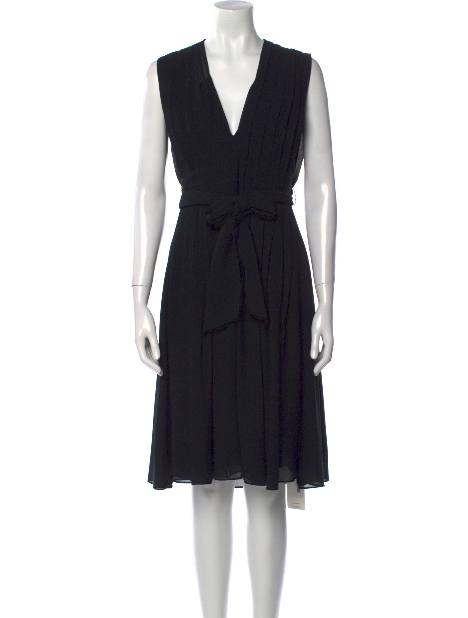 L'Agence V-Neck Mini Dress