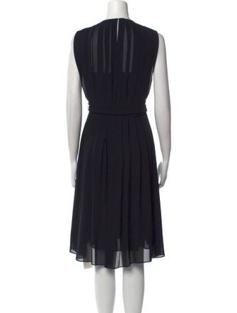 L'Agence V-Neck Mini Dress