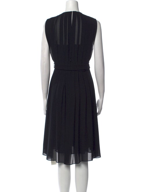 L'Agence V-Neck Mini Dress