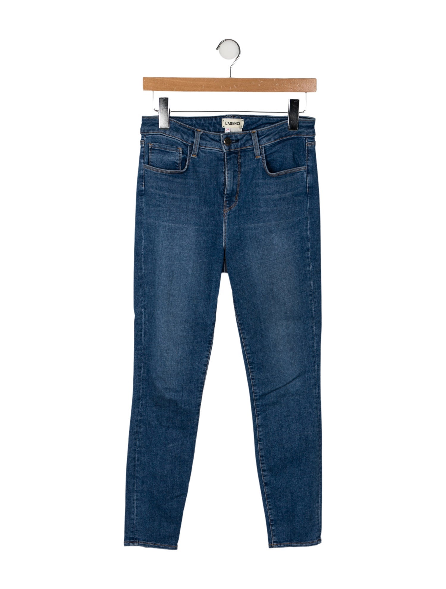 L'Agence Mid-Rise Skinny Leg Jeans