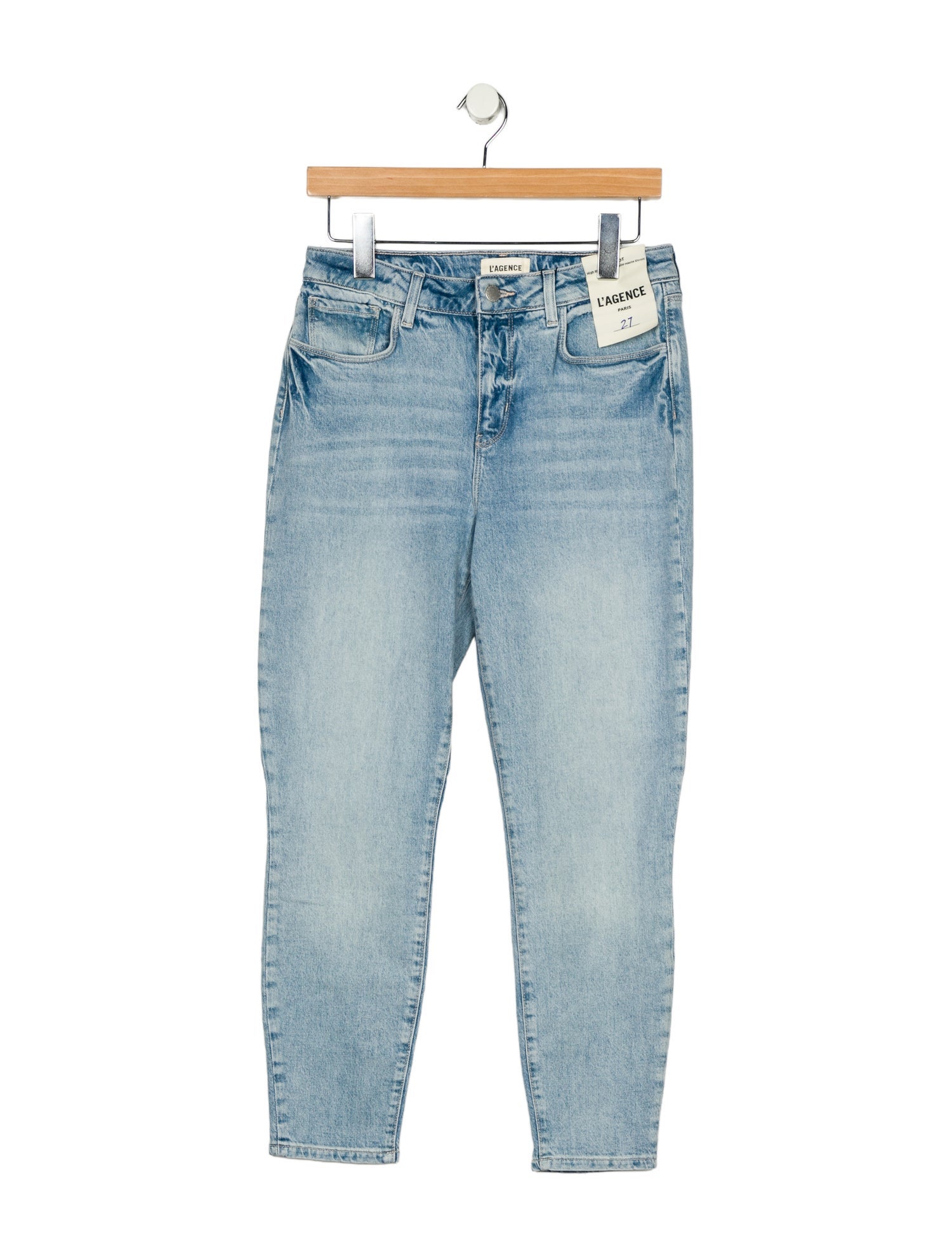 L'Agence Mid-Rise Straight Leg Jeans w/ Tags