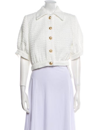 L'Agence Tweed Tweed Pattern Bolero