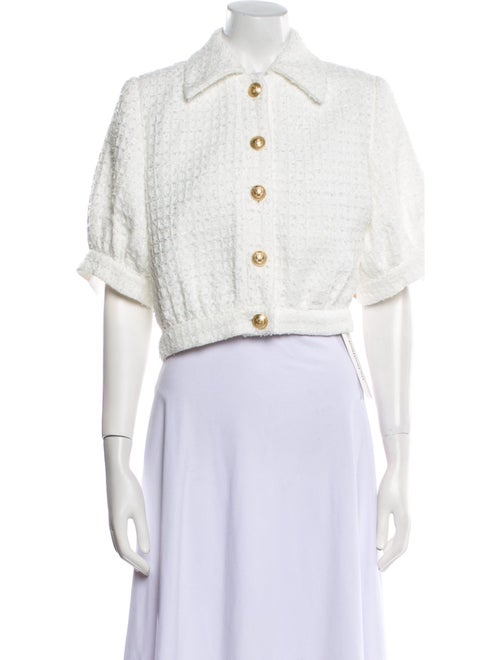 L'Agence Tweed Tweed Pattern Bolero