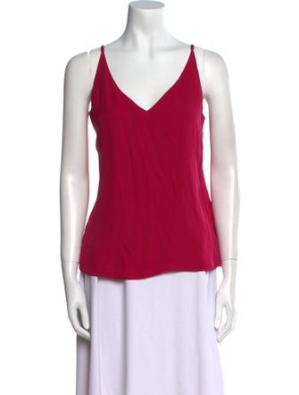 L'Agence Square Neckline Sleeveless Top