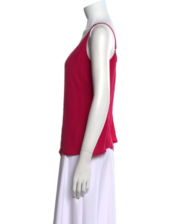 L'Agence Square Neckline Sleeveless Top
