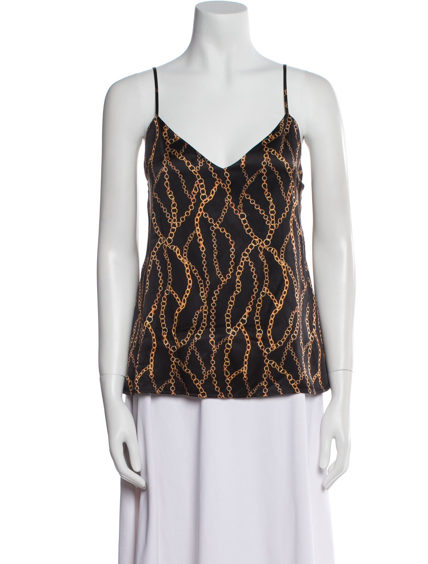 L'Agence Silk Printed Top