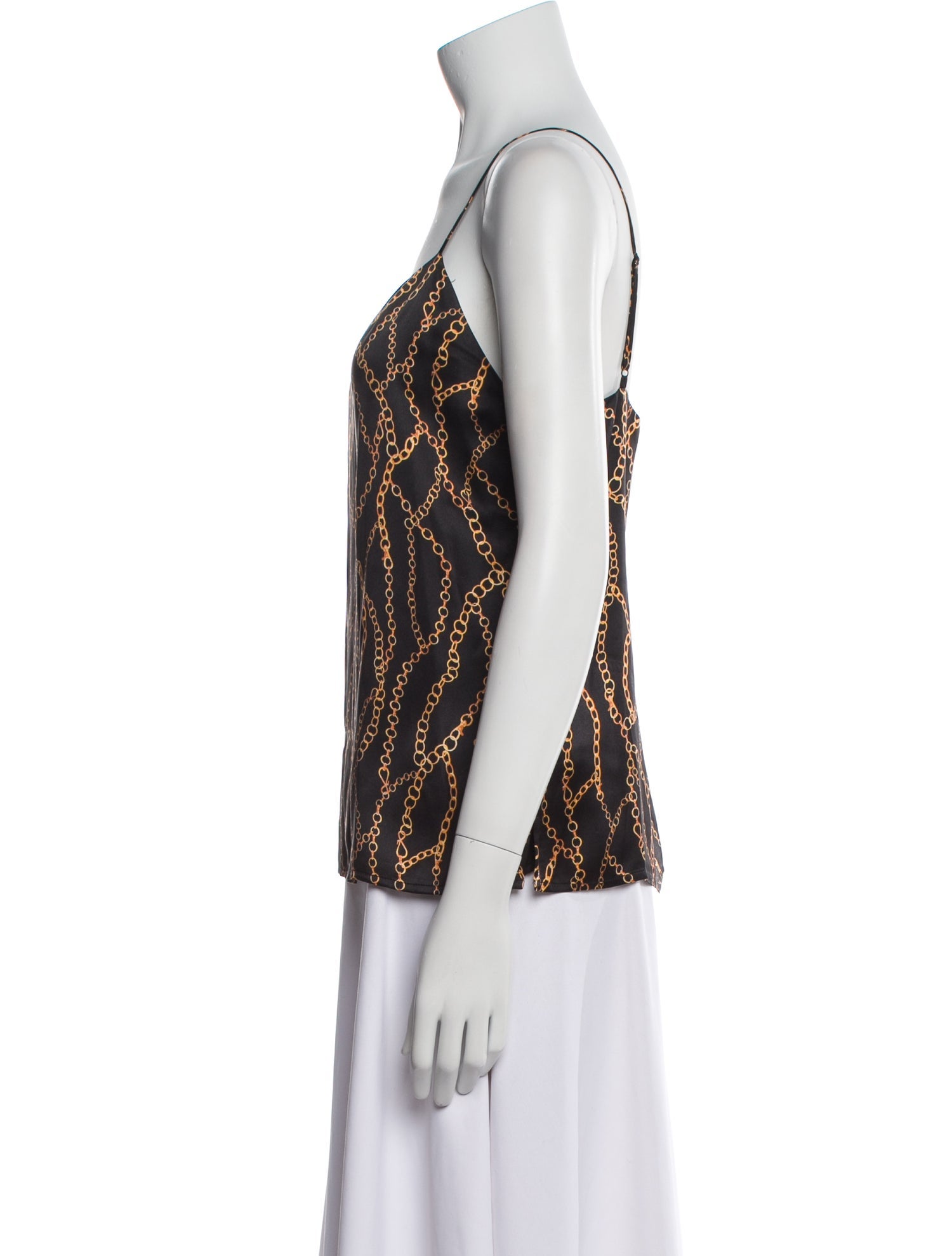 L'Agence Silk Printed Top