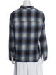 L'Agence Wool Plaid Print Jacket