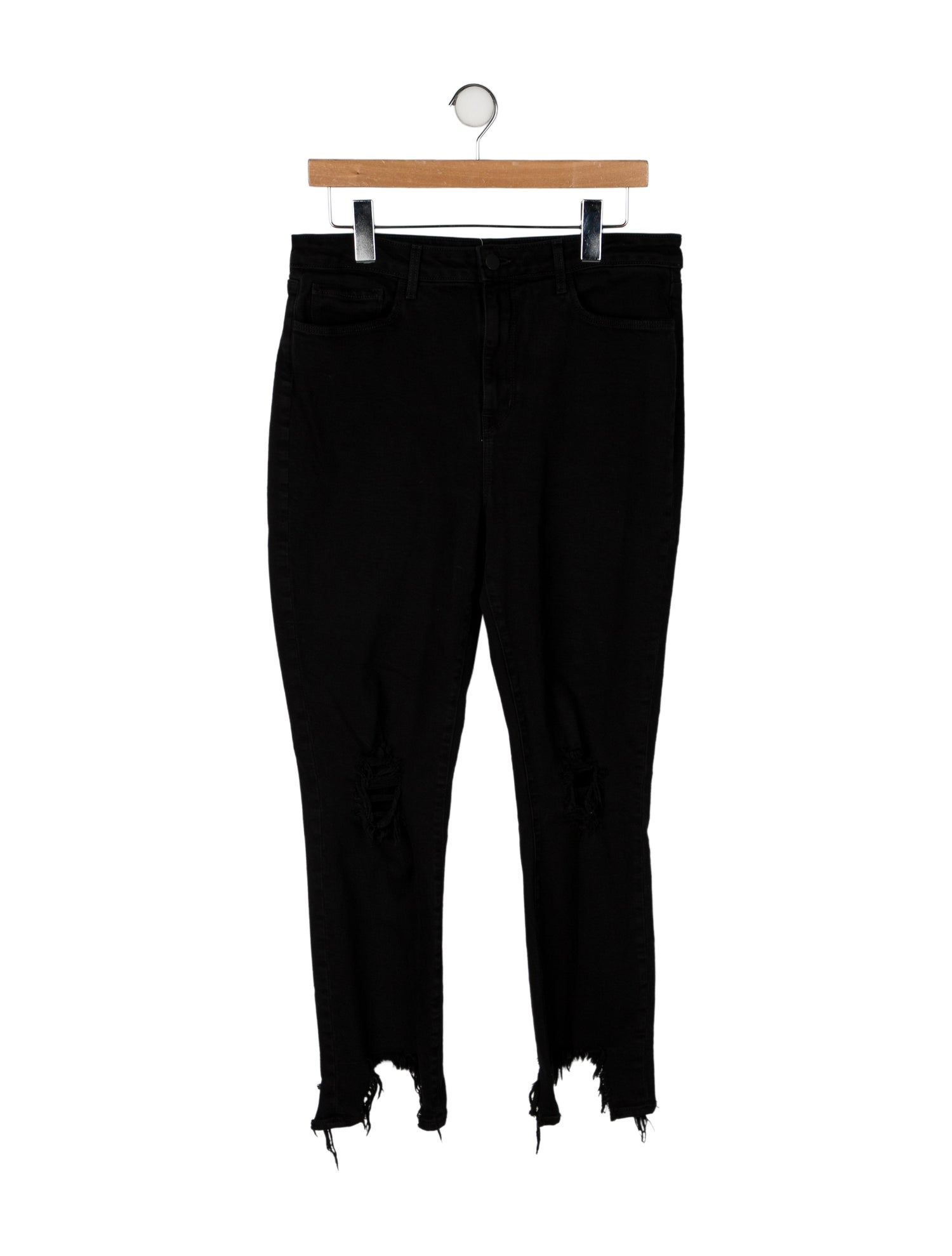 L'Agence High-Rise Straight Leg Jeans