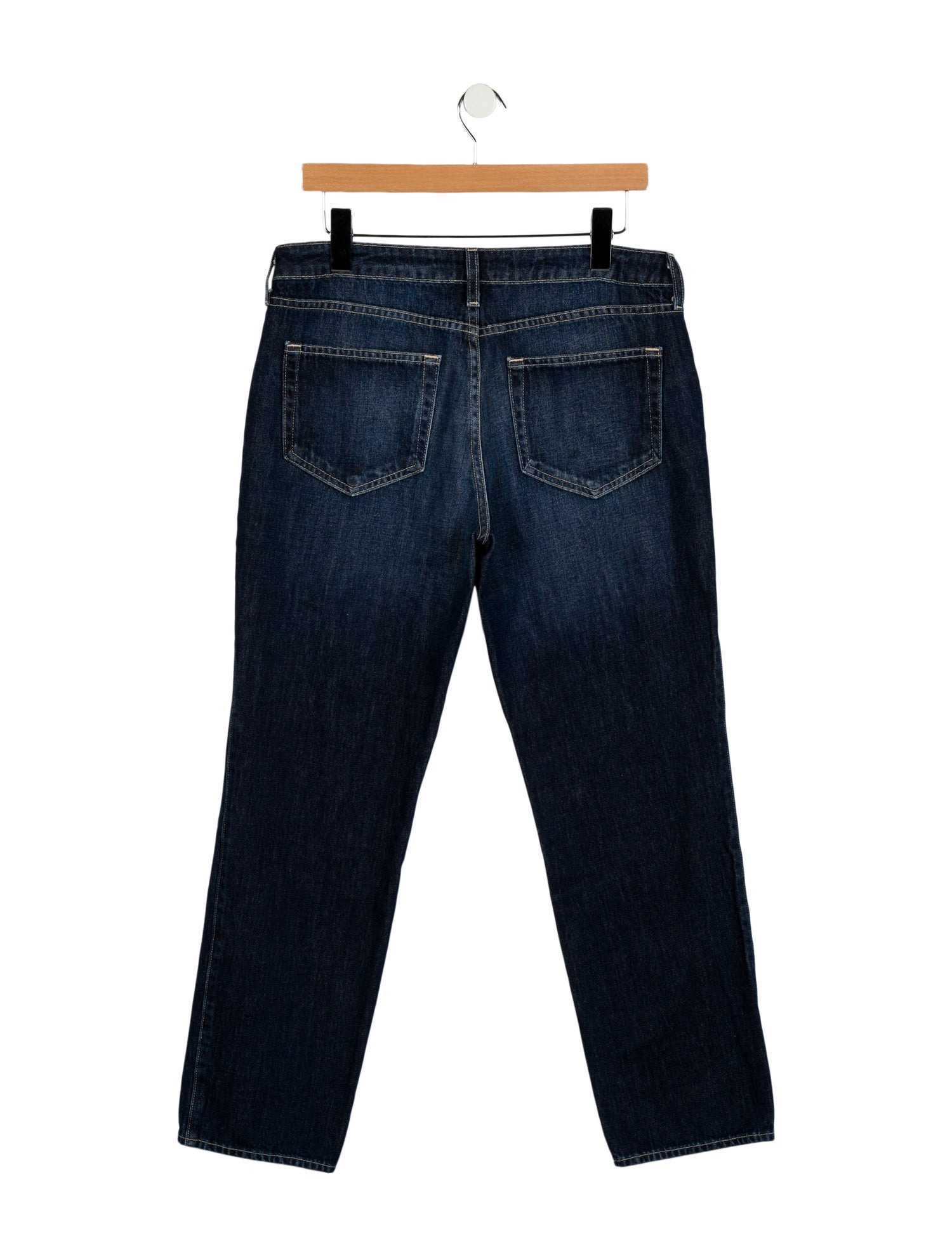 L'Agence Mid-Rise Straight Leg Jeans