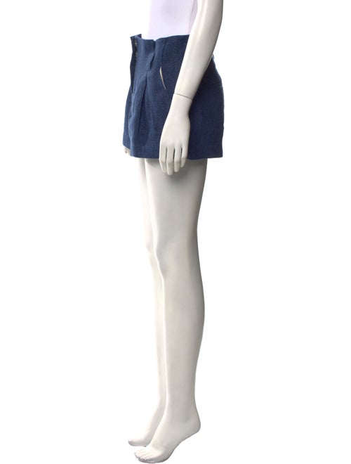 L'Agence Linen Mini Shorts