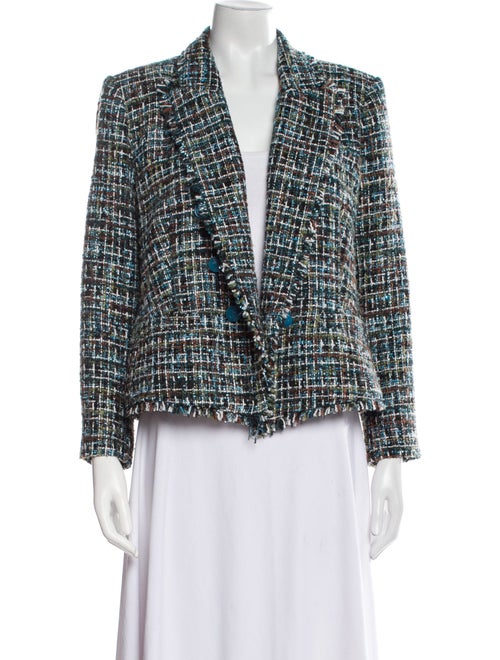 L'Agence Tweed Pattern Evening Jacket