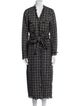 L'Agence Plaid Print Coat