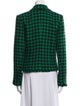 L'Agence Houndstooth Print Evening Jacket